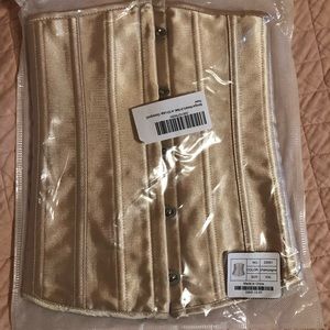 Beige Under-bust Corset, Sz XXL